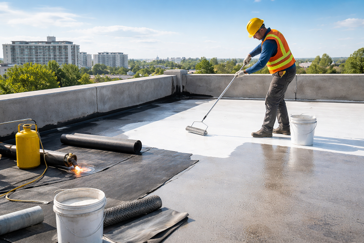 Concrete Roof Waterproofing