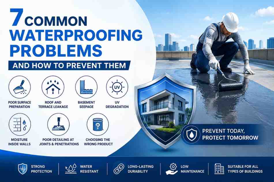 7 Common Waterproofing Problems