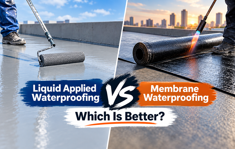 Liquid Applied Waterproofing Vs Membrane Waterproofing