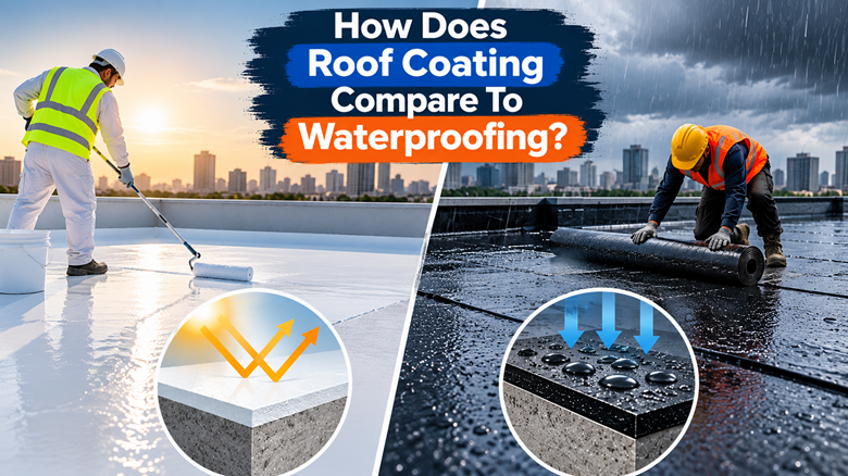 roof coating vs waterproofing